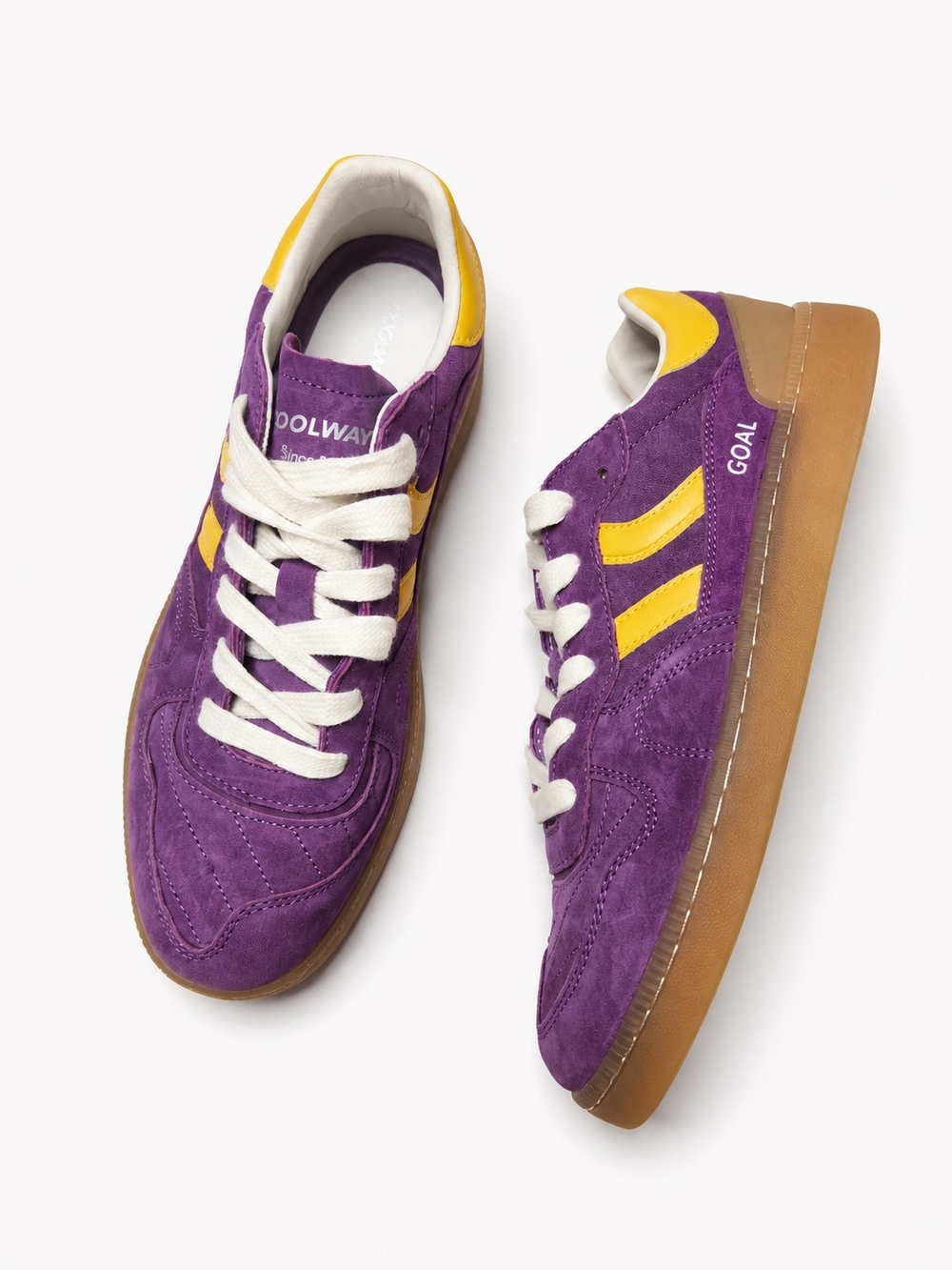 NEW Coolway Goal Lakers Suede Sneakers SIze 9 Men